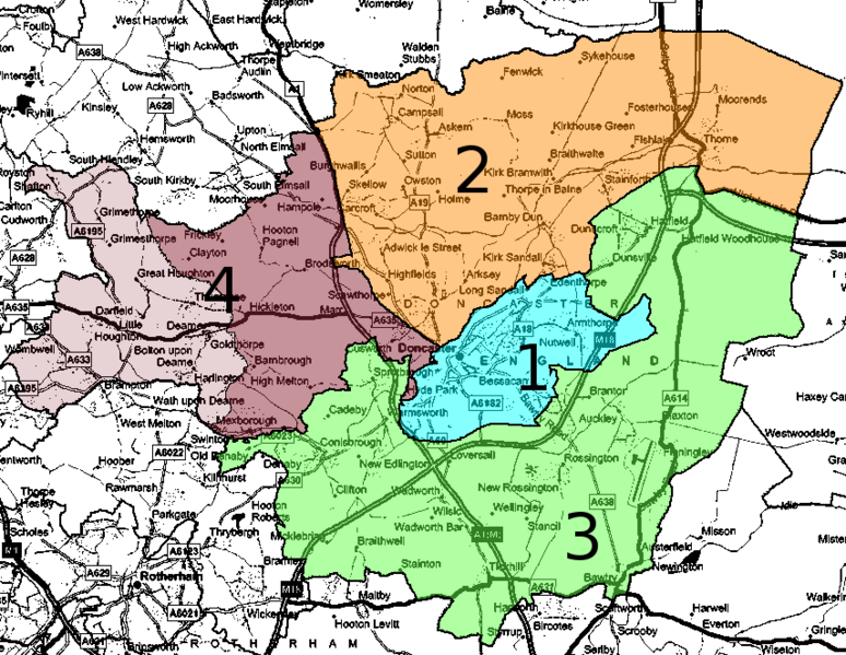 File:Doncaster parliamentary constituency map.png