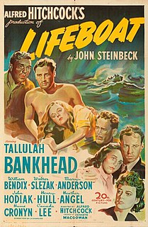 <i>Lifeboat</i> (1944 film) 1944 film by Alfred Hitchcock