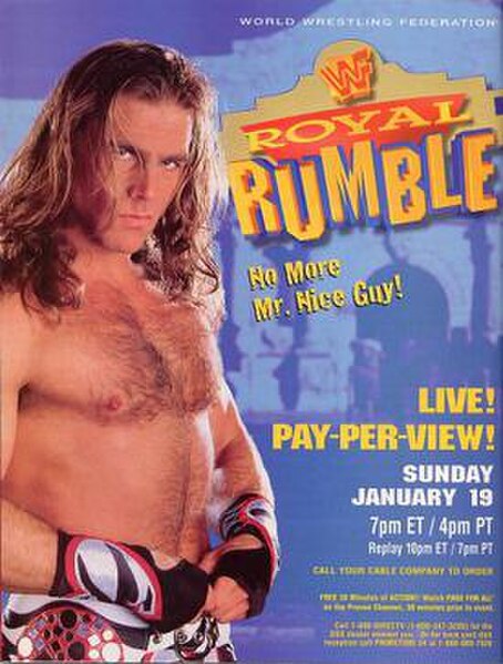 Promotional poster featuring Shawn Michaels