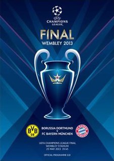 2013 UEFA Champions League Final final game of the 2012/2013 UEFA Champions League season