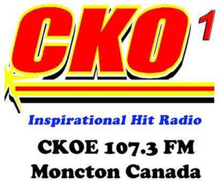 <span class="mw-page-title-main">CKOE-FM</span> Christian radio station in Moncton, New Brunswick