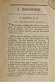 Opening text of 1804 sermon