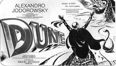 Pre-release flyer for Jodorowsky's Dune