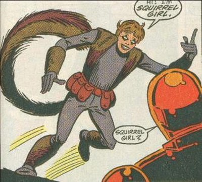 Squirrel Girl in her initial appearance