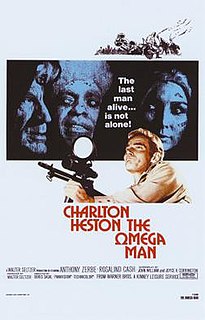 <i>The Omega Man</i> 1971 American science fiction film directed by Boris Sagal