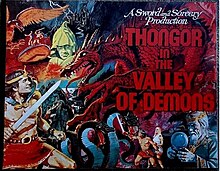 promotional artwork for Thongor in the Valley of Demons Thongor Promo Cannes Poster.jpg