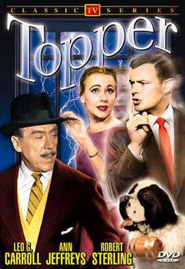 Cover of Alpha Video's DVD of the Topper TV series.