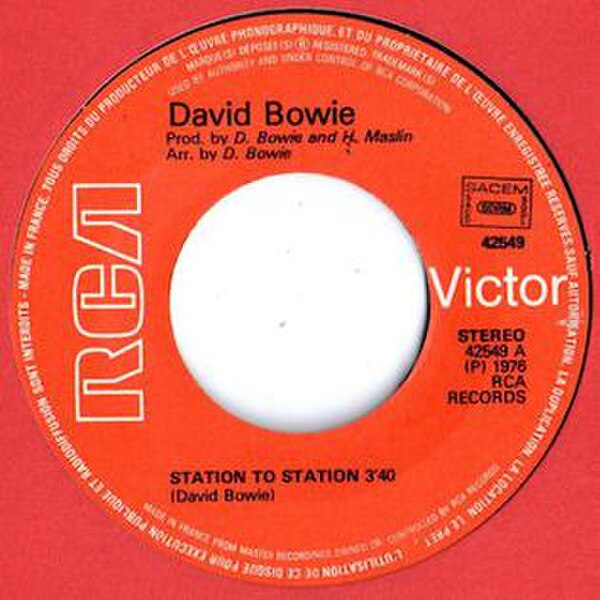 Label of the French promotional single