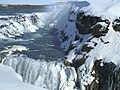 Gullfoss in early April, 2008.