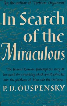 First edition (publ. Harcourt Brace) InSearchOtfheMiraculous.jpg