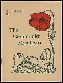 Cover of a pamphlet published in Vancouver, BC, by the Socialist Party of Canada SPC-Communist-Manifesto-1918.jpg