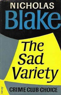 <i>The Sad Variety</i> 1964 novel