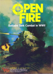 Cover art by James Talbot, 1988 Cover of Open Fire Victory Games.png
