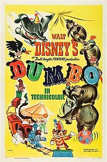 <i>Dumbo</i> 1941 American animated film produced by Walt Disney