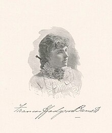 Burnett as a young woman