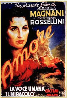 <i>LAmore</i> (film) 1948 Italian anthology film by Roberto Rossellini