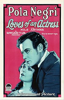 <i>Loves of an Actress</i> 1928 film