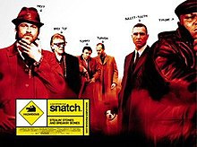 Promotional poster of the movie, "Snatch"