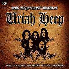 Uriah Heep baland ovozda mag'rur va og'ir albom Cover.jpg