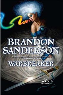 <i>Warbreaker</i> 2009 fantasy novel by Brandon Sanderson