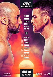 <span class="mw-page-title-main">UFC Fight Night: Moraes vs. Sandhagen</span> UFC mixed martial arts event in 2020