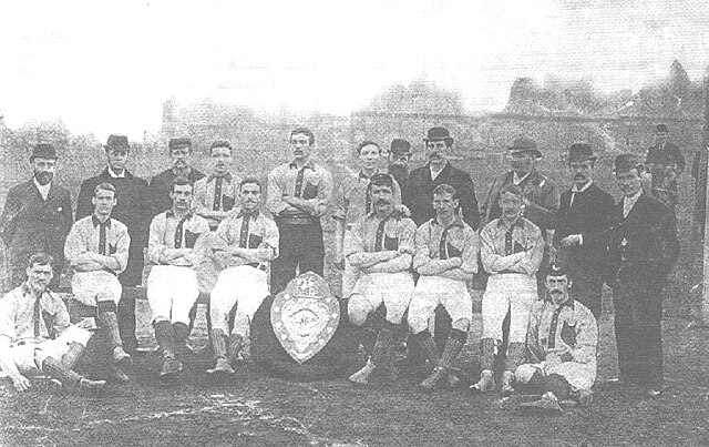 Small Heath F.C., champions of the inaugural Football League Second Division in 1892–93