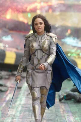 Tessa Thompson as Valkyrie in the 2017 film Thor: Ragnarok.