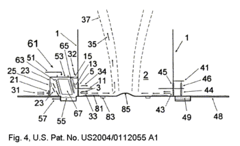 Elevation (side) view of an 80 m-wide (260 ft) vortex engine. It's constructed mostly of reinforced concrete. (48) is grade level (the surface of the ground). VortexEngine.gif