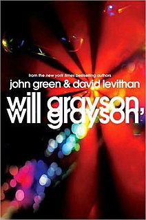 <i>Will Grayson, Will Grayson</i> 2010 novel by John Green and David Levithan