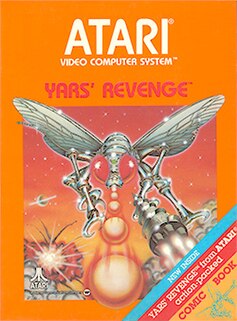 <i>Yars Revenge</i> 1982 fixed shooter video game for the Atari 2600