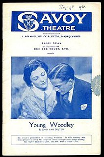 <i>Young Woodley</i> (play) 1925 play by John Van Druten