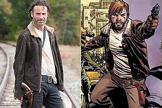 <span class="mw-page-title-main">Rick Grimes</span> Main protagonist in The Walking Dead
