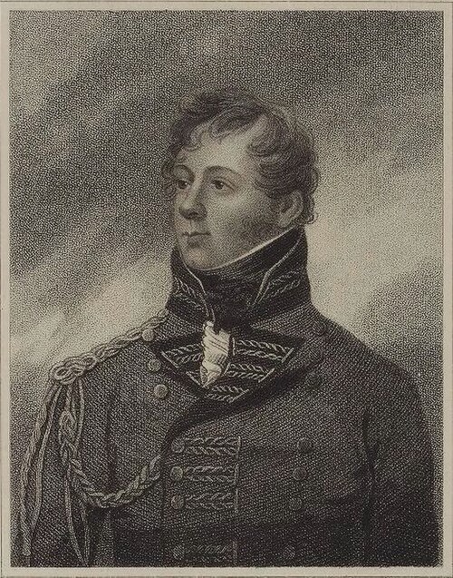 Major-General Rollo Gillespie who died leading the British troops at the Battle of Nalapani in October 1814