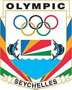 Logo van de Seychellen Olympische en Commonwealth Games Association