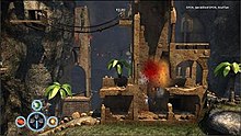 A screenshot of gameplay in Crash Commando. CrashCommando.JPG