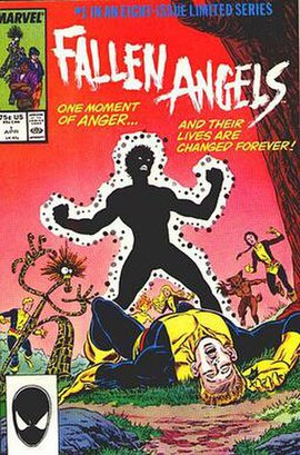 Cover to Fallen Angels #1 (April 1987) by Kerry Gammill