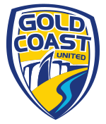 Gold Coast United's logo throughout their A-League tenure. Gold-coast-united.svg