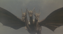 King Ghidorah in Godzilla vs. King Ghidorah, the first incarnation of the character to appear during the franchise's Heisei era.