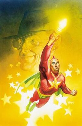 Textless cover of Starman #72 (December 2000), art by Andrew Robinson.