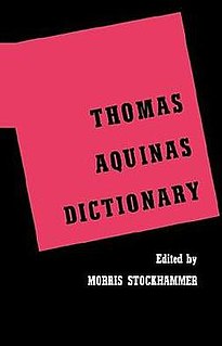 <i>Thomas Aquinas Dictionary</i>