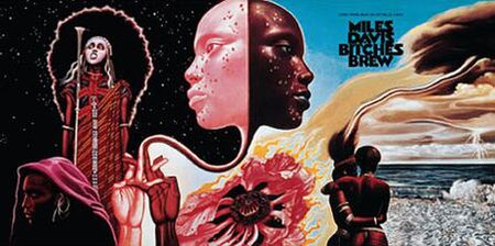 Mati Klarwein's artwork for gatefold cover of Miles Davis's Bitches Brew (1969).