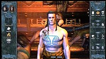 A screenshot of the character creation and extensive customization featured in Age of Conan Conan character creation.jpg