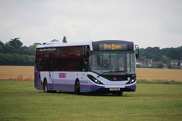 Alexander Dennis Enviro 200 MMC at the Essex Bus Rally in Basildon in July 2019