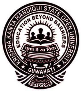 Krishna Kanta Handiqui State Open University Public State university in Guwahati, Assam