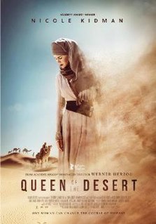 <i>Queen of the Desert</i> (film) 2015 American film