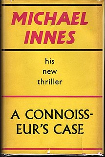 <i>A Connoisseurs Case</i> 1962 novel by Michael Innes