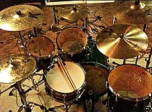 Goodmans drum kit. 2007. Photo by Joe Fish. MGKit.JPG