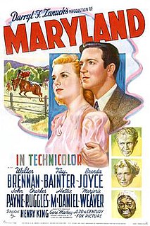 <i>Maryland</i> (1940 film) 1940 film