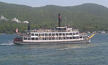 The steamer Minne-Ha-Ha operating on Lake George. Minne Ha Ha.jpg