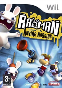 Rayman Raving Rabbids cover (Wii)